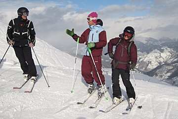 Marmalade ski lesson