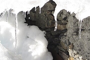 dripping stalagtites