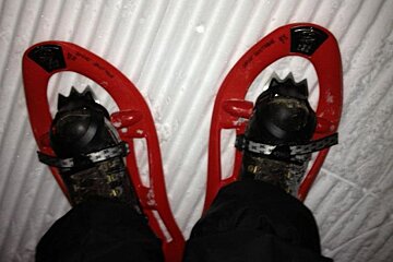 Meribel snowshoeing
