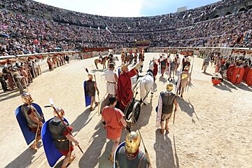 Roman Games in Nimes Arena