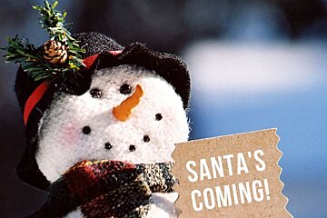 Santa comes to Chamonix