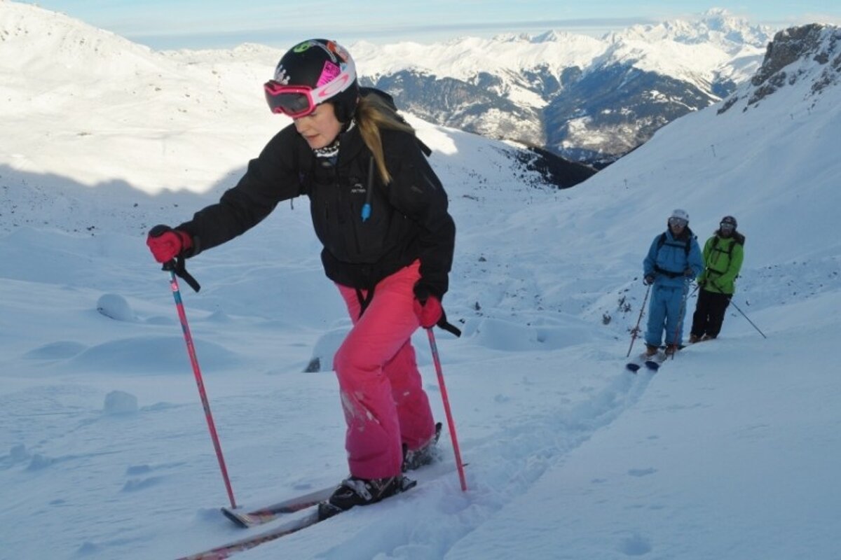 an image of ski touring