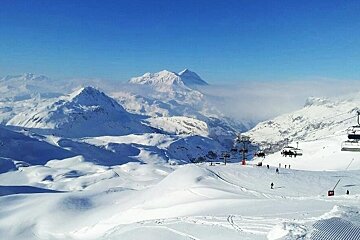 an image of ski run solaise in val disere