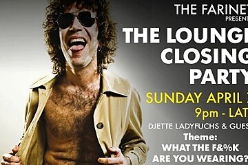 an image of the lounge verbier closing party poster