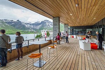Patio with view of Grande Motte Tignespace