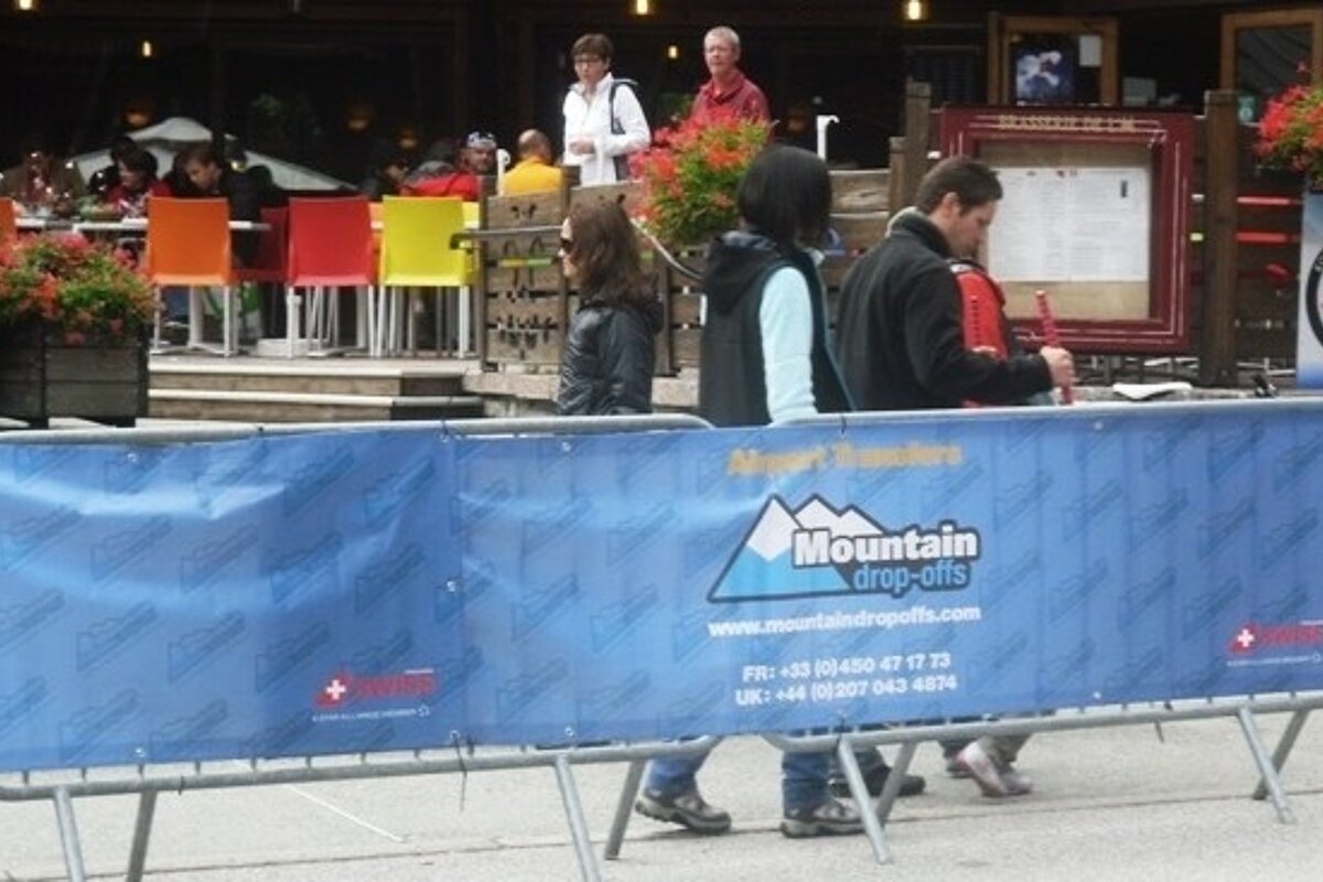 an image of mountain drop offs banners