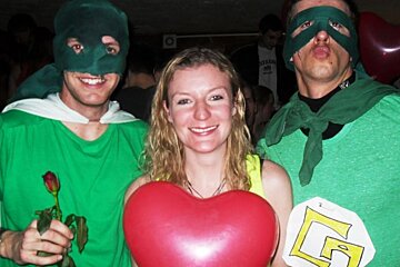 an image of people in valentines day fancy dress