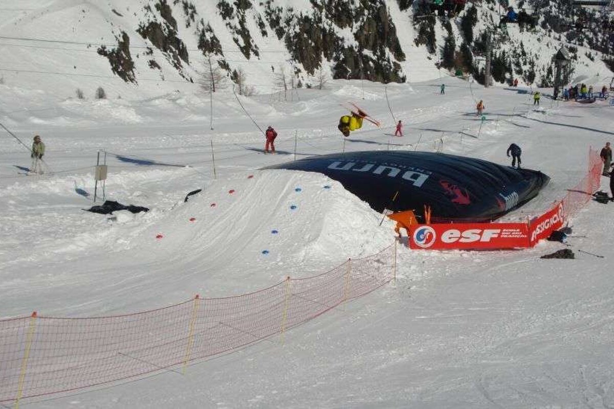 Air bag jump, Brevent