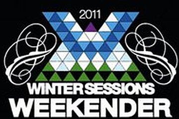 A poster for winter sessions weekender 2011