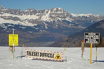 Plancerts piste, Les Houches