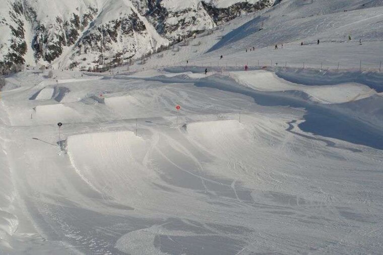 Grands Montets snowpark