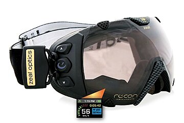 A pair of goggles that say zeal optics on the strap