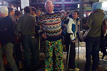 An image of a man wearing awful clothes