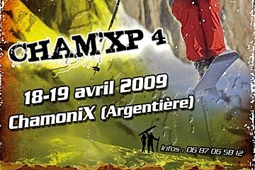 A poster for grand rassemblement de monoskieurs cham xp 4