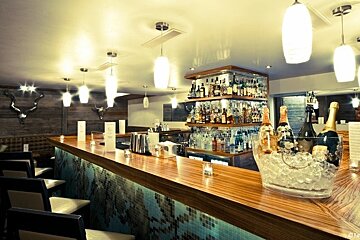 Coup d'Etat bar with champagne on ice