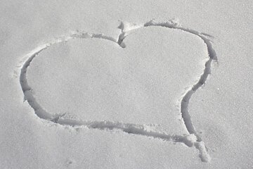 snow heart