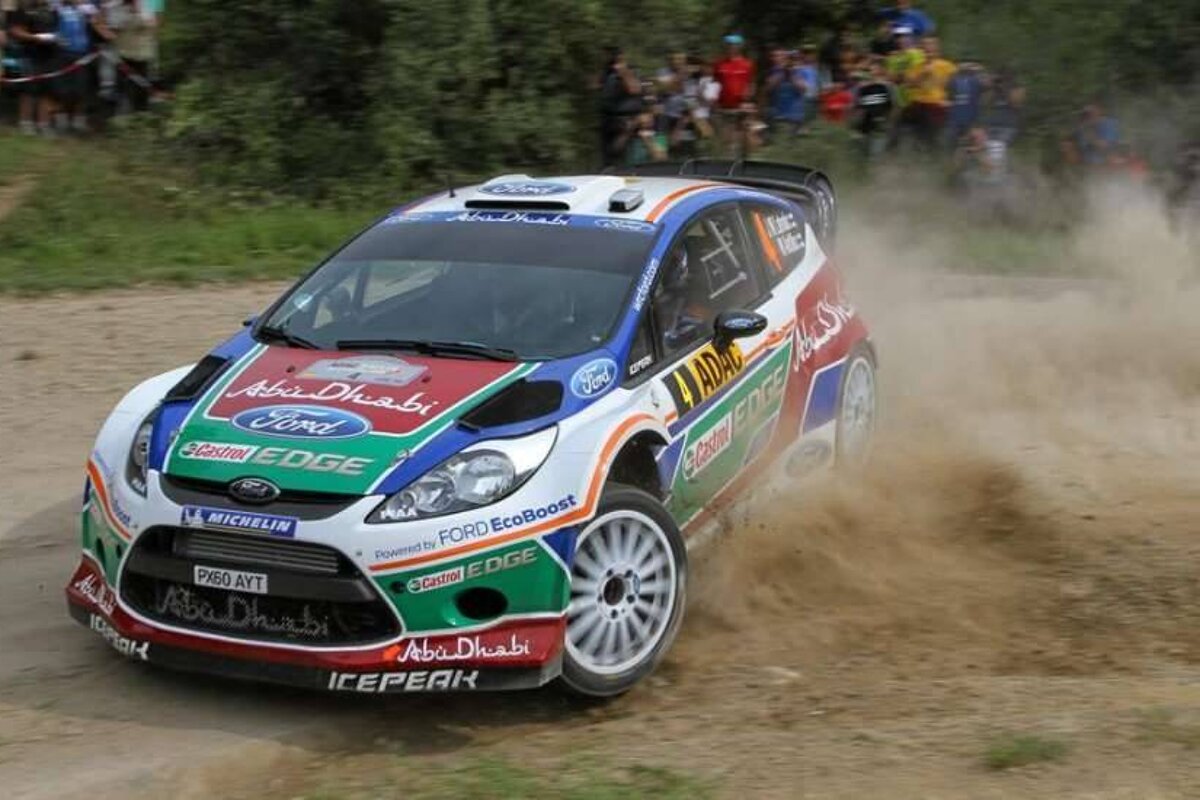 An image of a car at the Morzine Mont Blanc Rally