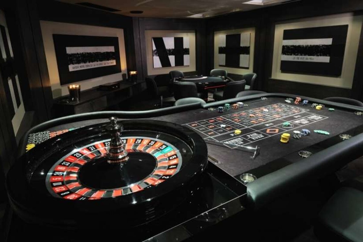 chalet equipped with casino