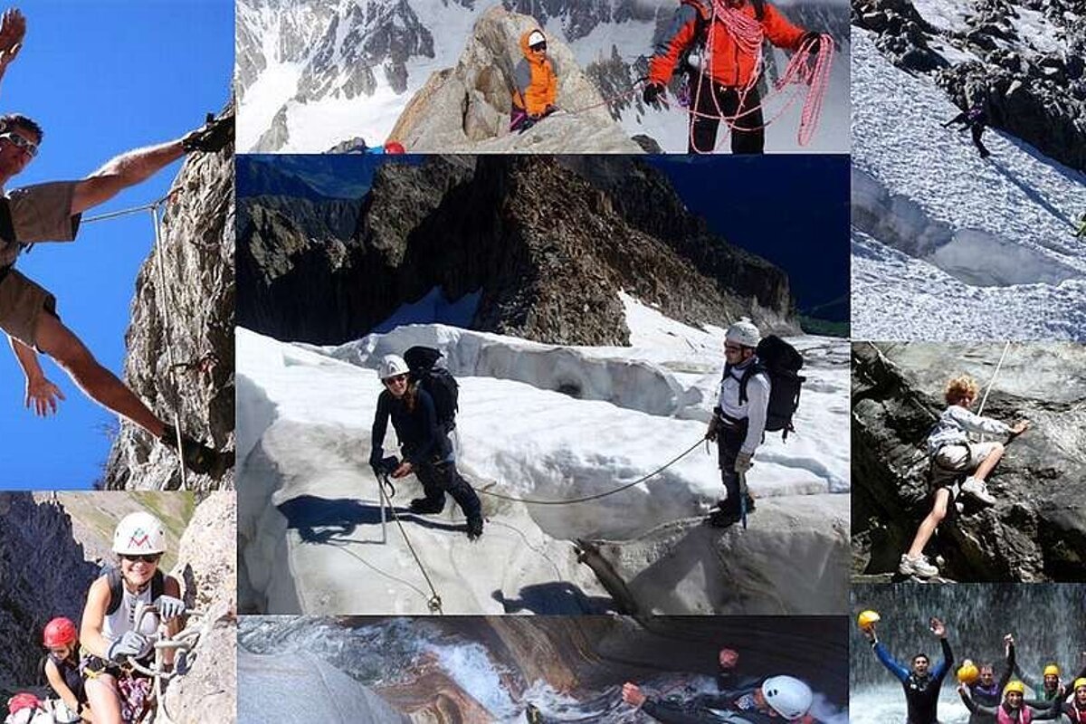 An image of summer and winter activities and mountain sports with Meribel Bureau des Guides