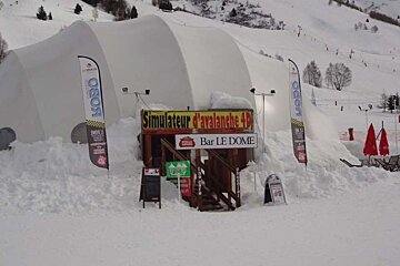 avalanche simulator, 2Alpes