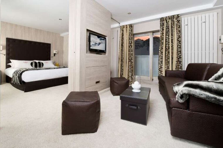 a picture of a hotel suite at UTMB Chamonix 2017 bookings
