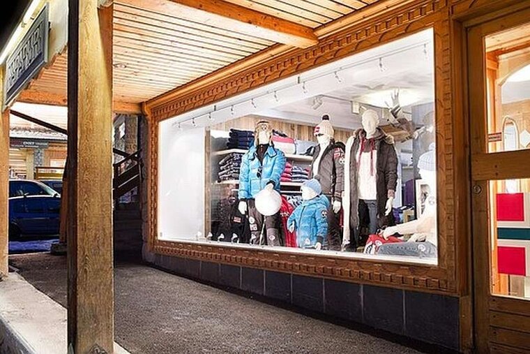 An image of Napapijri sportswear shop in Meribel