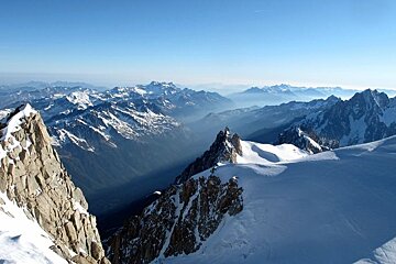 Perfect day to be on top of the Mont Blanc