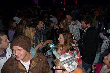Meribel locals enjoying New Years
