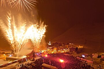 New Years Fireworks Party Tignes