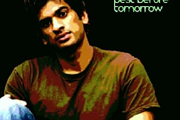 A man in a green shirt is on the cover of rangan best before tomorrow