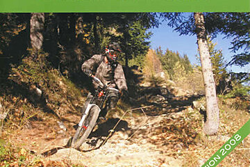 A book titled mountain bike guide by tom wilson-north
