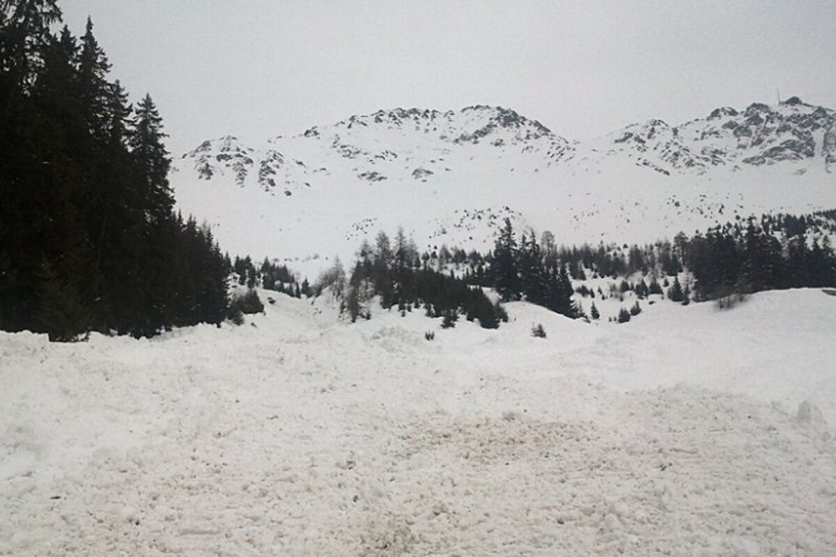 Avalanche on the Bâ Combe