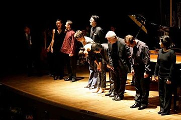 An image of classical musicians at the Courchevel Musicalp Festival annual event August