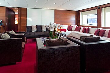 A living room filled with furniture and a television