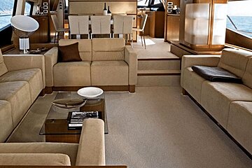 A living room with a couch and a coffee table