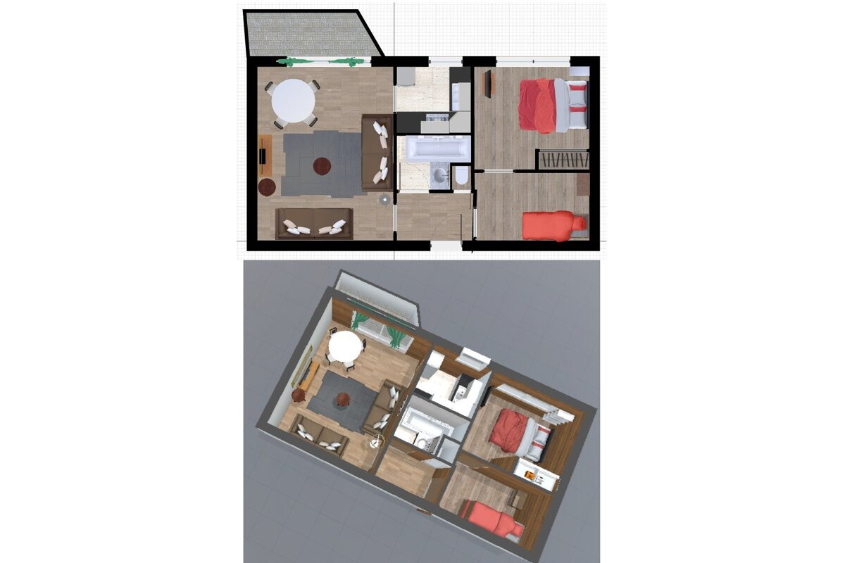 A bathroom with a sink and a bathtub