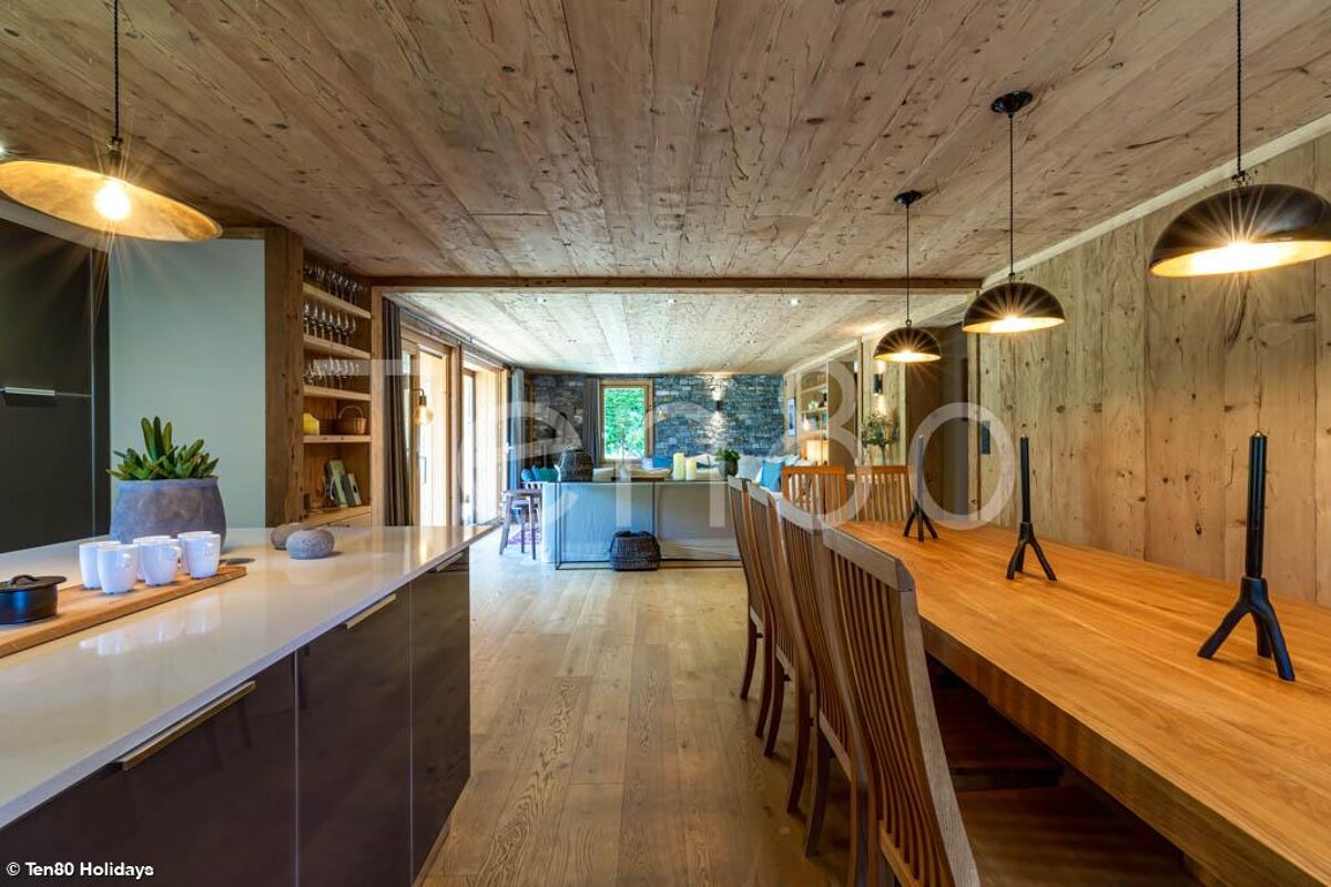 A photo of a kitchen and dining room taken by ten80 holidays