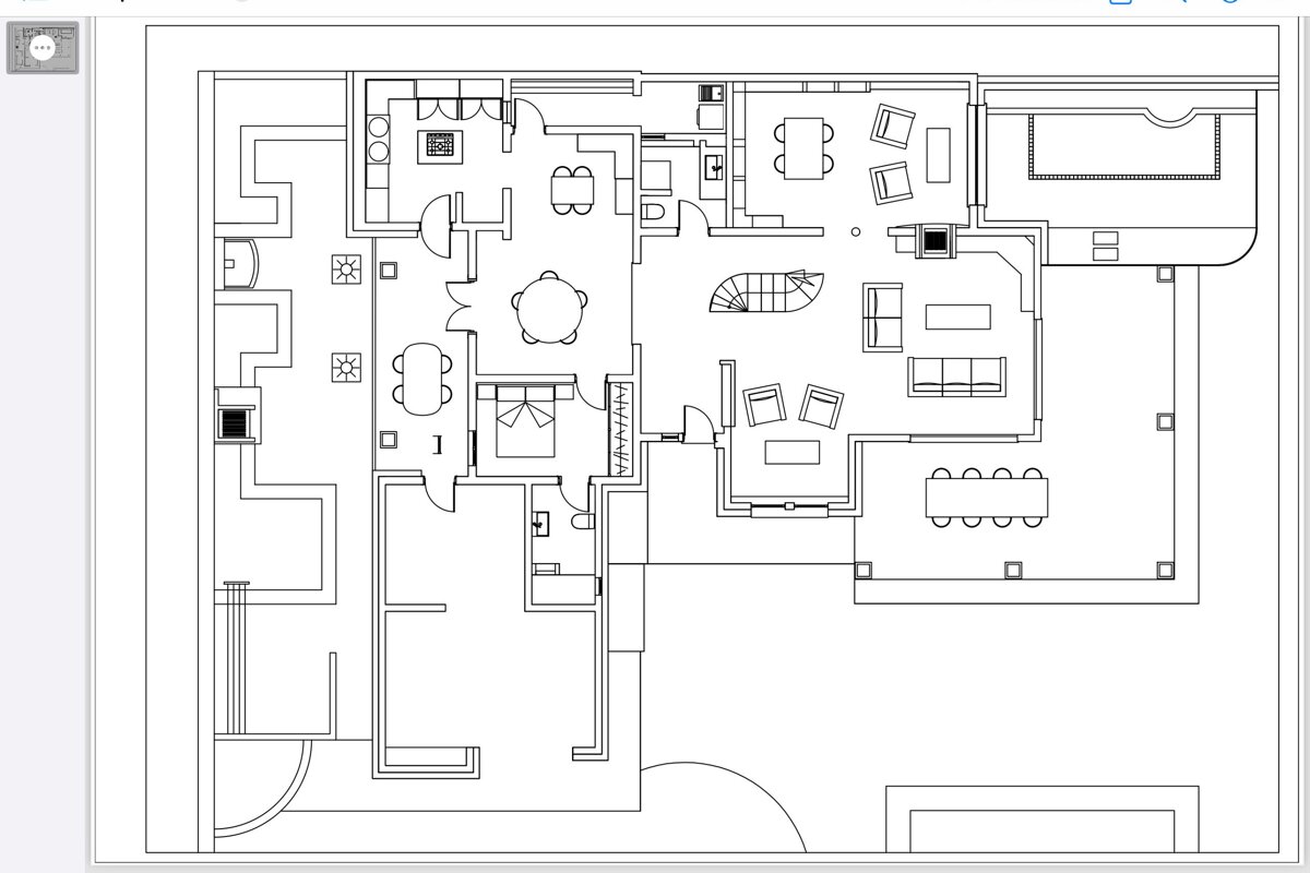 A black and white floor plan of a house