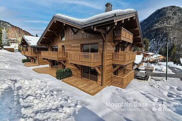 A rendering of a mountain base immobilier real estate property