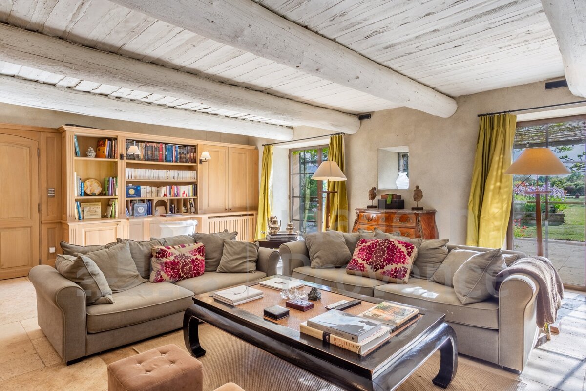 A living room with two couches and a coffee table