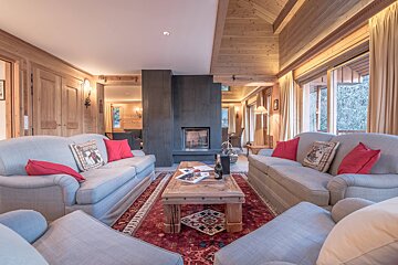 A living room with two couches and a coffee table