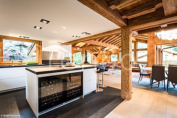 A picture of a kitchen with a wine cooler taken by ten60 holidays