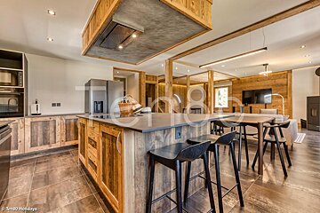 A photo of a kitchen with the word holidays on the bottom