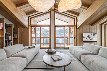 An artist 's impression of a living room with a fireplace