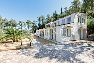 The word home is on the side of a house