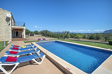 A large swimming pool with the number 780 on the edge