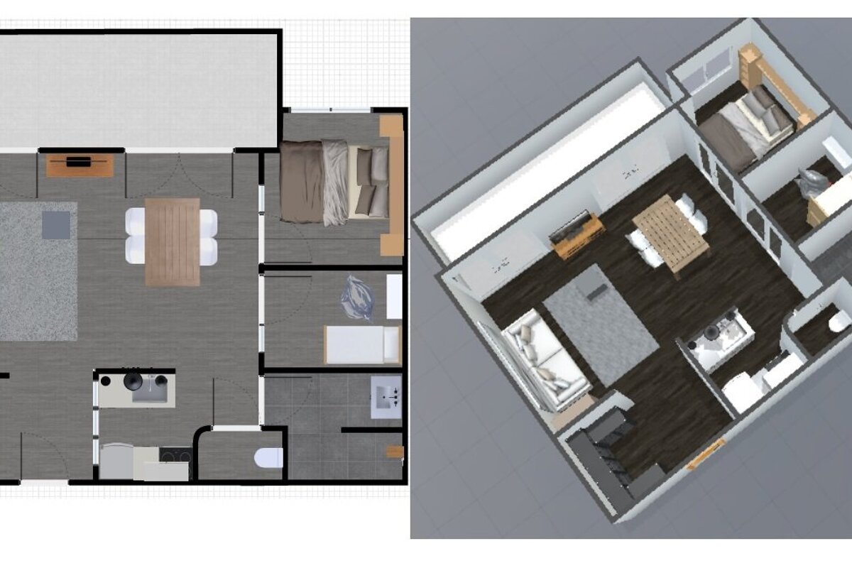 A bathroom with a sink and a walk in shower