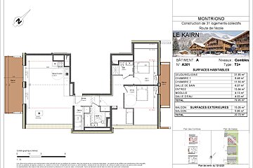 A floor plan of a building called le karn