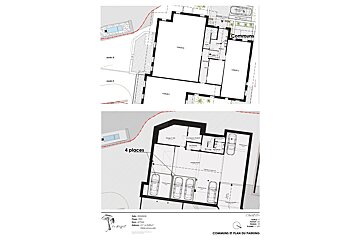 A floor plan of a building with commune written on it
