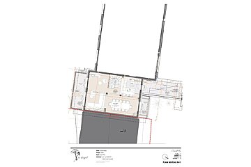 A floor plan of a house with the word plan on it